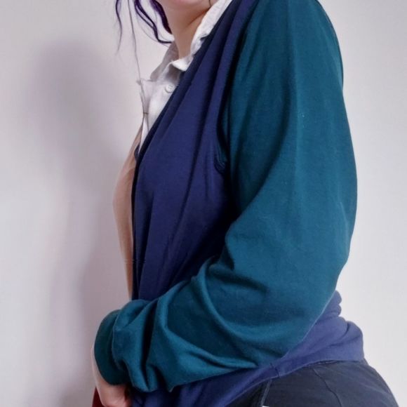 ✨2FOR15$✨Bluenotes Multicolor sweater - Picture 3 of 11